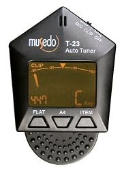 Musedo Clip-On Chromatic Auto-Tuner, Black