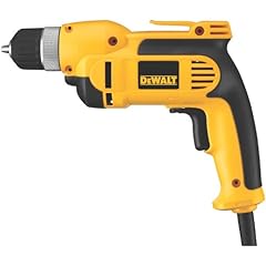 DEWALT DWD110K 8.0 Amp 3/8-Inch VSR Pistol Grip Drill Kit with Keyless Chuck 