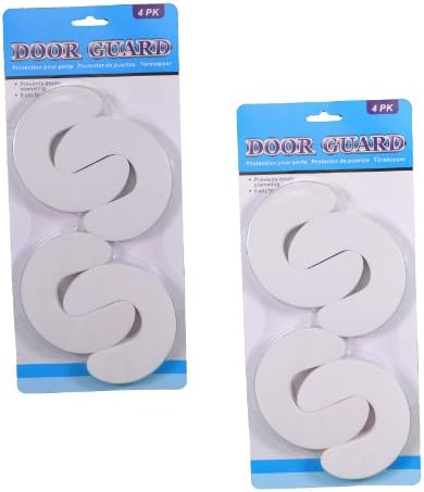 Set of 8 Child Safety Door Guards Stopper Prevent Slamming Finger Protection