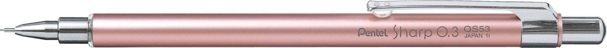 Pentel Pocket Size 0.3mm Mechanical Pencil, Baby Pink (QS53-P2) 
Pentel Pocket Size 0.3mm Mechanical Pencil, Baby Pink (QS53-P2)