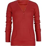 FULL TILT Thermal Girls Hoodie - Red