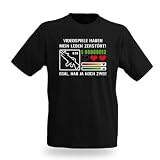 Videospiele haben mein Leben zerstört T-Shirt, XXL