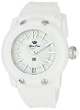 Glam Rock Women's GR23006 Miami Beach White Dial White Silicone Watch