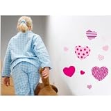 Hearts Removable Wall Decal Stickers
