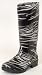 RAIN BOOTS Rubber Waterproof MODERN Gear Print Womens