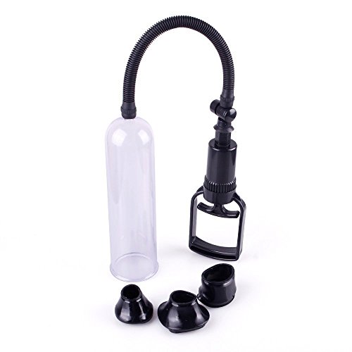 Crazycity New Arrival Vacuum Erection Device,Vacuum Pump Penis,Matter's Enhancement Pump,Sex Toy for Male,Delay Cock Enlarger Penis Enhancement,Prolong Ejaculation Tool for Men with 3 Silicone Mouth Sleeves
