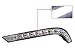 iJDMTOY Exact Fit High Power LED Daytime Running Light Kit For 2011-2014 Hyundai Sonata