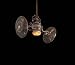 Minka-Aire F502-BCW, Traditional Gyro Belcaro Walnut Dual 42 Ceiling Fan with Light & Wall Control