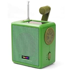 Solar Power/Wind-Up AM/FM Radio Rechargeable Portable