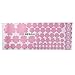 Sandistore Removable Flowers Wall Art Decal Sticker (Pink)