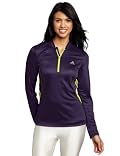 adidas Women's Response Drei Streifen Long-Sleeve Half-Zip Tee