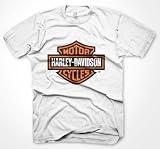 #2: Coole Logo & Symbol T-Shirts HARLEY DAVIDSON MOTOR CYCLES in verschiedenen Farben und Größen Herren TShirt