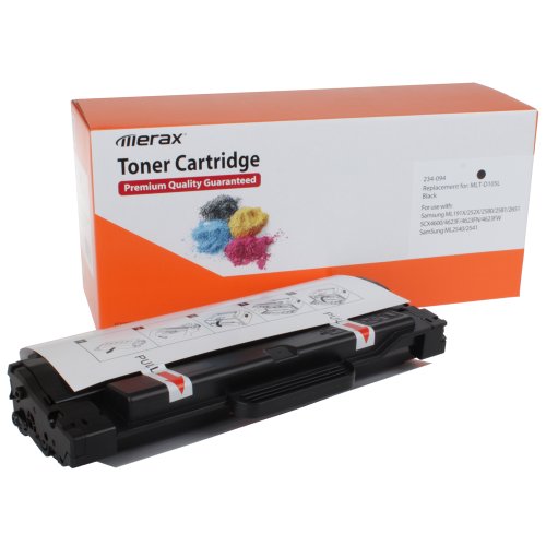 Merax Remanufactured Samsung MLT D105L MLT 105 ML105 High Yield Toner Cartridge for Samsung ML 