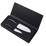 Kyocera Revolution Paring and Santoku Knife Gift Set, White Blade