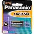 1 Box of 6 Panasonic 3V Lithium Camera Batteries Size CR123A