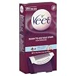 Veet Cold Wax Strips Leg And Body Sensitive Formula With Almond Oil & Vitamin E, 40-Count