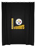 Pittsburgh Steelers Shower Curtain Black