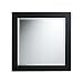 SEI Square Wall Mount Jewelry Armoire, Black