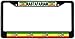 Rasta Rastafarian Flag Black License Plate Frame Metal Holder