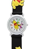 TimerMall OEM - Montre Enfants - Quartz - Caoutchouc - Disney Winnie l'Ourson et Porcinet caoutchouc noir Enfan