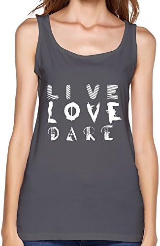 Top Vest Live Love Dare DeepHeather Girl Causal S