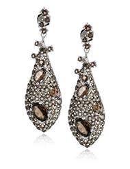 Sterling Silver Smokey Quartz Dangle Earrings