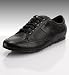 Autograph Longer Length Leather Perforated Lace Up Trainers