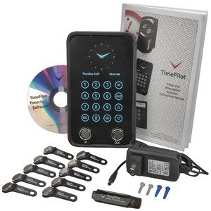 Royal Time Pilot Vetro Electronic Time Clock, Charcoal