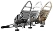 06-10 KAWASAKI ZX10R: VORTEX ADJUSTABLE COMPLETE REAR SET - BLACK (BLACK)
