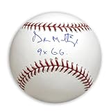 Don Mattingly Autographed Baseball with ''9x GG'' Inscription