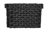 AR Home D¿cor Horizontal Wicker Basket for Center Channel Speakers