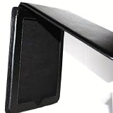 Leder Flipcase schwarz für Apple iPad NEU