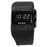 Wize & Ope Unisex WO-0165 Strass Digital Black Dial Strap and Slide Watch