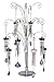 Woodstock Chimes Signature Collection, Gem Drop Chime, 10'' Sapphire Décor Designs - Small Chimes Wind Chimes for Outdoor, Patio, Home or Garden Décor (GEMSA)