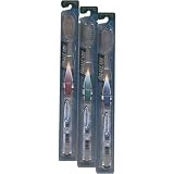 Mentadent Oral Care Soft Compact Toothbrush (Pack of 3, Colors May Vary)