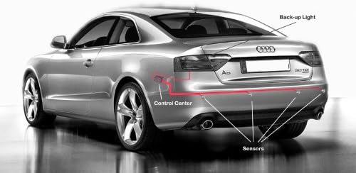 EasyUnique Sound Only 4 Rear Drill-In Reverse Sensors - Gray