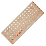 EGERIA 30035 515 075200 Saunatuch Calma, Farbe TITANIUM, 450 g/m², 100% Baumwolle