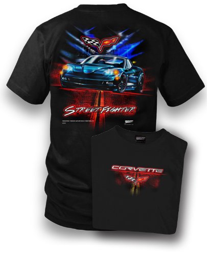 Wicked Metal Men's Corvette C6 Street Fighter Shirt