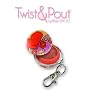 Twist & Pout Lip Balm - Hearts & Flowers Clip Gloss