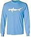 Koloa Surf Shark Logo Long Sleeve Heavy Cotton T-Shirts in Regular, Big & Tall