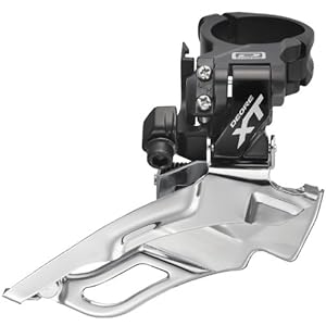 Shimano FD-M781 XT 3x10 High-Clamp Front Derailleur, 28.6/31.8/34.9, Black