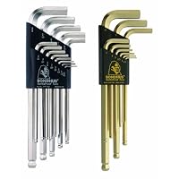 Bondhus 20399 Ball End L-Wrench Double Pack with BriteGuard and GoldGuard Finish