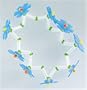 Bracelet Blue Flower