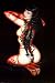 Pin-Up Bettie Page with Tattoos, Art Poster Print - 24x36 Poster Print, 24x36 Poster Print, 24x36