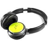 MusicMan TXX3787 BassHead Stereo-Kopfh�rer (Akku, MP3-Player, FM Radio und MicroSD Kartenslot) gr�nvon "Technaxx Deutschland..."
