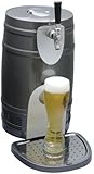 Koolatron KTB05BN 5-Liter Beer Keg Chiiler, Silver