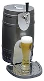 Koolatron KTB05BN 5-Liter Beer Keg Chiiler, Silver