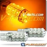 NEW! AMBER 18 LED PARKING TURN LIGHT BULB 7443 7440