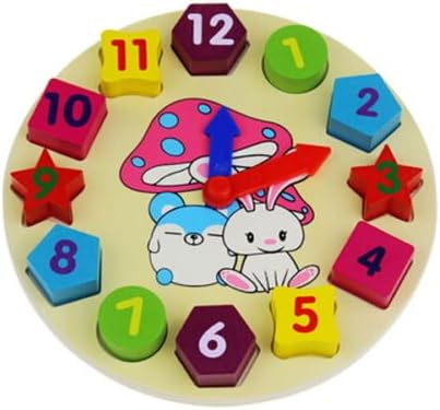 New Promotion Wooden 12 Number Colorful Puzzle Toy Baby Educational Bricks Toy