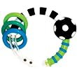 Sassy Rattlin Rings, Blue/Black
